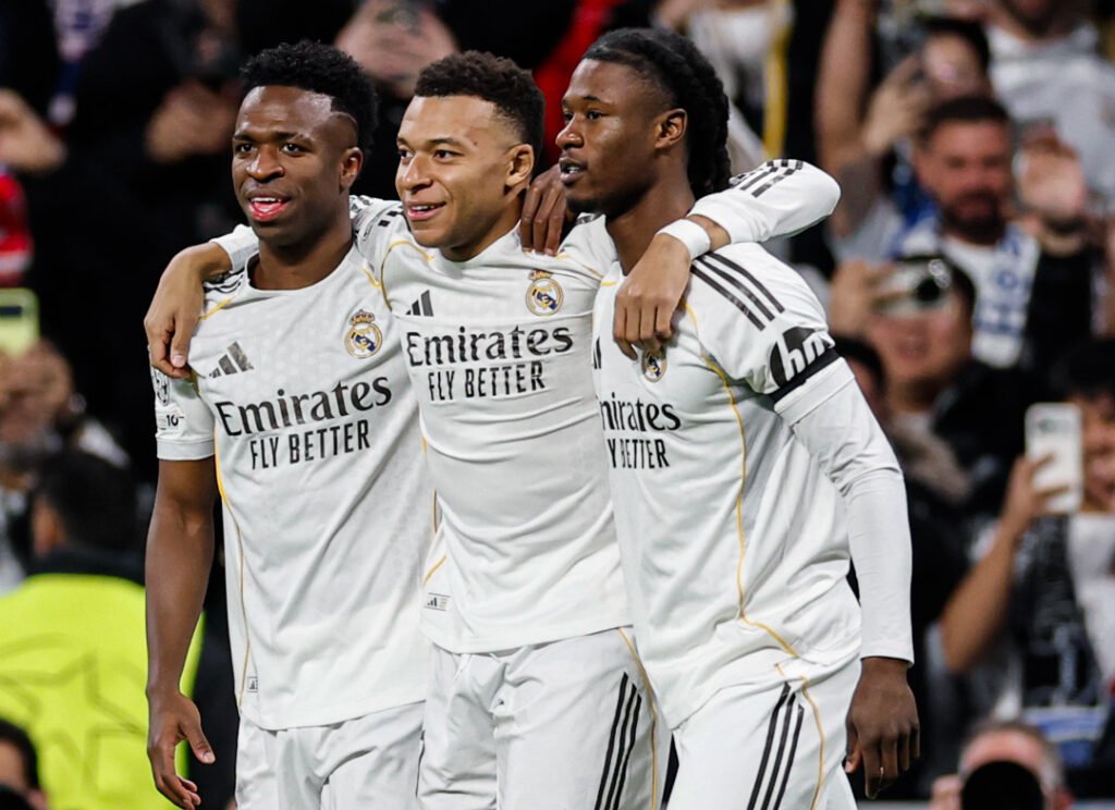 Vinicius, Mbappé y Camavinga